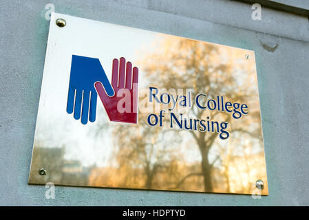 Royal College of Nursing HQ in Cavendish Square, London, England, Regno Unito Foto Stock