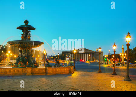 Assemblee Nationale di Parigi in Francia a surise Foto Stock