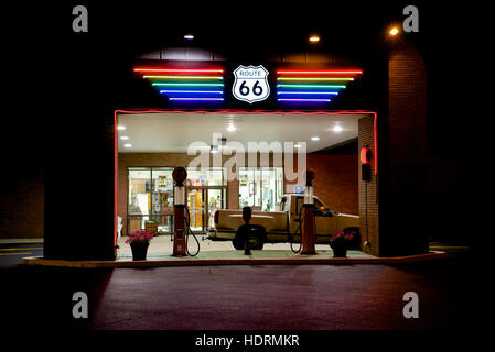 Route 66 Hotel, Springfield, Sangamon County, Illinois, Stati Uniti d'America Foto Stock