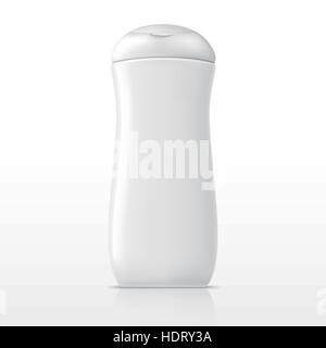 Stile moderno blank thermos isolate su sfondo bianco Illustrazione Vettoriale
