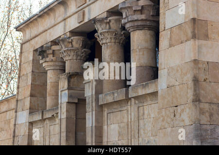 Tempio di Debod. Parque del Oeste, Madrid Spagna Foto Stock