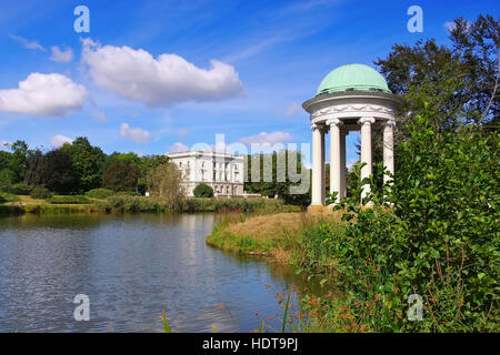 Markkleeberg Weisses Haus - Markkleeberg casa bianca nel Parco di Agra Foto Stock