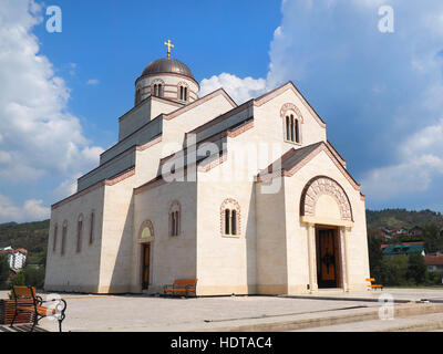 San Lazar chiesa in Andricgrad, Repubblica Srpska in Bosnia ed Erzegovina. Foto Stock