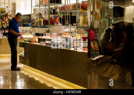 Bacco) a buffet in Caesars Palace Hotel & Casino, Las Vegas, Nevada. Foto Stock