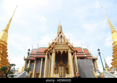 Wat pra kaew tempio pubblico Grand Palace , Bangkok in Thailandia Foto Stock