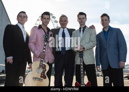 Photocall con Martin Kemp, ex di Spandau Ballet, che stars Million Dollar Quartet presso la Royal Festival Hall di Londra fino al 2 gennaio 2017. Foto Stock