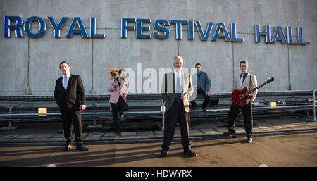 Photocall con Martin Kemp, ex di Spandau Ballet, che stars Million Dollar Quartet presso la Royal Festival Hall di Londra fino al 2 gennaio 2017. Foto Stock