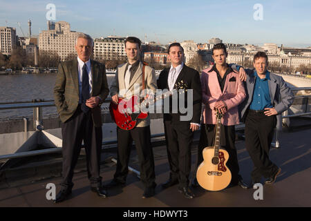 Photocall con Martin Kemp, ex di Spandau Ballet, che stars Million Dollar Quartet presso la Royal Festival Hall di Londra fino al 2 gennaio 2017. Foto Stock