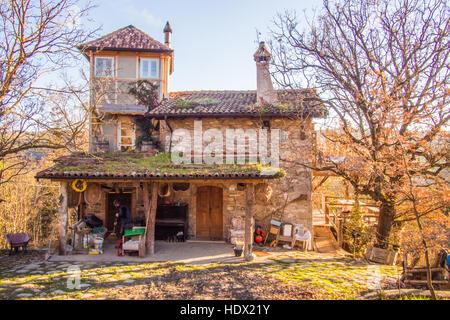Agriturismo a Villa Minozzo, provincia di Reggio Emilia, Emila Romagna, Italia. Foto Stock