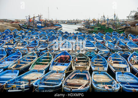 Parcheggio barca, Essaouira, Marocco Foto Stock