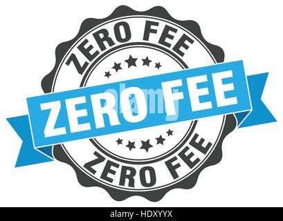 Canone zero timbro. segno. La guarnizione Illustrazione Vettoriale