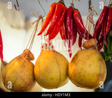 Frutti e peperoncino Foto Stock