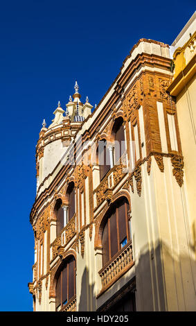 Casa Ocaña Carrascosa, un edificio storico di Siviglia, Spagna. Costruito nel 1929 Foto Stock