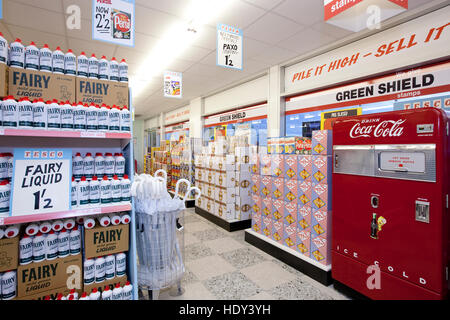 Tesco Pop-up Store Goodwood Foto Stock