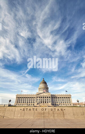 La Utah State Capitol Building a Salt Lake City, Stati Uniti d'America. Foto Stock