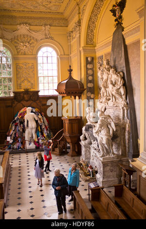 Il Palazzo di Blenheim,motivi,camere di stato,giardini formali,Country Estate,Casa di Sir Winston Churchill,Woodstock,Oxon,Gran Bretagna Foto Stock