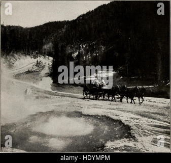 Campbell's nuova rivista terza edizione completa guida e libro descrittivo del parco di Yellowstone (1916) Foto Stock