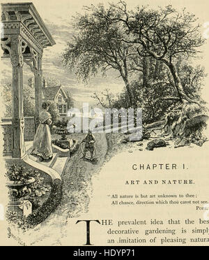 L'arte di abbellire casa suburbana motivi di piccola entità. Con le descrizioni della bella e hardy, arbusti e alberi cresciuti negli Stati Uniti (1881) Foto Stock