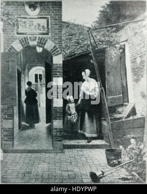 *Dictionary of Painters and Engravers* (1903) è un'opera di riferimento completa che fornisce dettagli biografici e professionali degli artisti, concentrandosi su pittori e incisori di vari periodi storici. Foto Stock