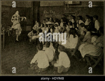 La salute dei bambini programma per genitori-insegnanti associazioni e circoli femminili (1920) Foto Stock