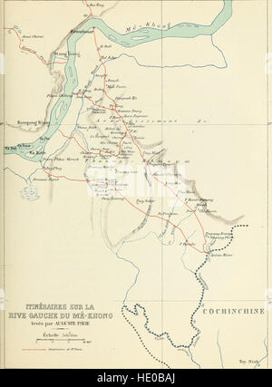 Missione Pavie, Indo-Chine, 1879-1895 - gC3A9ographie et voyages (1900) Foto Stock