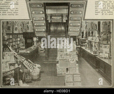 Canadian grocer aprile-giugno 1918 (1918) Foto Stock