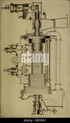 Le macchine a vapore e calore altro-motori (1909) Foto Stock