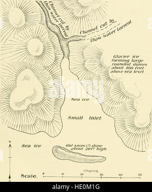 Questo rapporto del 1914 descrive in dettaglio le indagini scientifiche condotte durante la spedizione Antartica britannica (1907-1909) sotto la guida di E.H. Shackleton. Si concentra sugli studi geologici e sui risultati della spedizione in Antartide. Foto Stock
