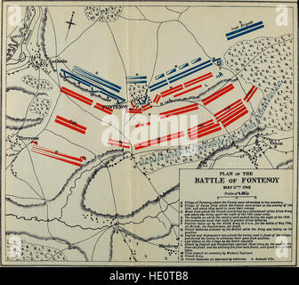 La storia dell'Inghilterra dall'adesione di Anne per la morte di George II (1702-1760) (1909) Foto Stock