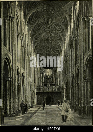 Questo lavoro del 1896 fornisce un resoconto descrittivo e storico delle cattedrali, abbazie e chiese di Inghilterra e Galles, con i loro stili architettonici, il significato storico e il ruolo culturale nella regione. Foto Stock
