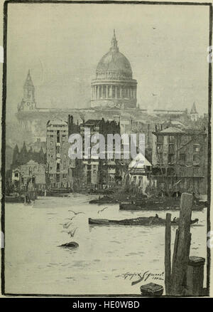 Questo lavoro del 1896 offre una descrizione completa delle cattedrali, delle abbazie e delle chiese in Inghilterra e Galles, comprese le loro caratteristiche architettoniche, il significato storico e l'importanza religiosa. È riccamente illustrato, catturando la loro bellezza e il loro patrimonio culturale. Foto Stock