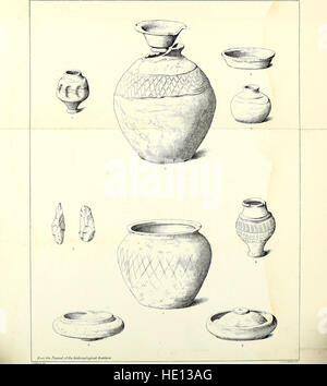 Sussex collezioni archeologiche relative alla storia ed antichità della contea (1882) Foto Stock