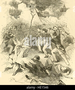 La battaglia roll- una enciclopedia contenente le descrizioni dei più famosi e memorabili battaglie terrestri e assedi in tutte le età (1858) Foto Stock