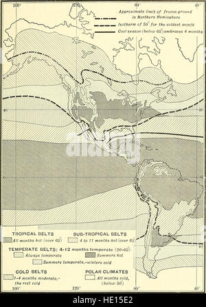 *Forest Physiography* (1911) discute le condizioni geografiche e del suolo che influenzano le pratiche forestali negli Stati Uniti. Esplora il rapporto tra suoli, caratteristiche paesaggistiche ed ecosistemi forestali, fornendo informazioni sulla gestione sostenibile delle foreste. Foto Stock