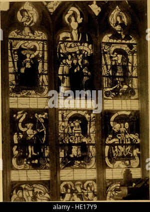 Piani di windows - di un viaggiatore introduzione allo studio della vecchia chiesa di vetro, a partire dal XII secolo al rinascimento, specialmente in Francia (1914) Foto Stock