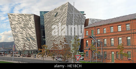 Titanic Museum, Belfast Titanic Quarter, Irlanda del Nord, Regno Unito Foto Stock