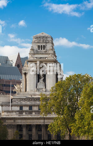 Dettaglio di dieci Trinità edificio quadrato, ex London Port Authority, REGNO UNITO Foto Stock