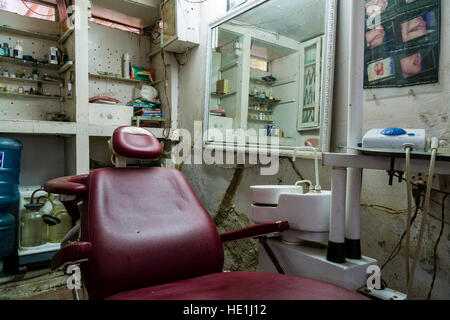 Il design degli interni di un dentista pratica Foto Stock