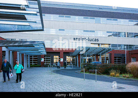 Ospedale AZ Sint-Lucas nella città di Gand, Fiandre Orientali, Belgio Foto Stock