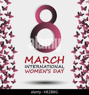 La Giornata internazionale della donna Illustrazione Vettoriale