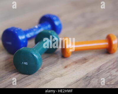 Il manubrio per la ginnastica Foto Stock