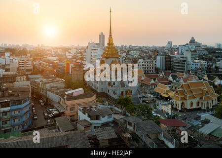 Wat Traimit in China town a Bangkok, in Thailandia Foto Stock