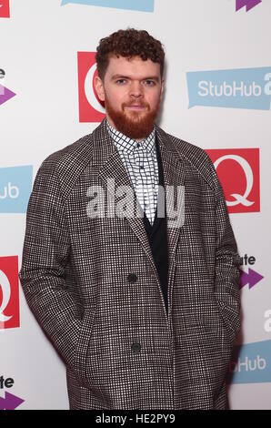 2016 StubHub Q Awards - Gli arrivi con: Jack Garratt dove: Londra, Regno Unito quando: 02 Nov 2016 Foto Stock