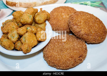 Florida,Sud,Sarasota,Pinecraft Pine Craft,comunità Amish,Yoder's Amish Village,ristorante ristoranti ristorazione ristoranti bar bistrot, frie Foto Stock