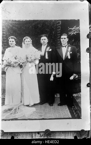 Sposo, riproduzione, archivio Costică Acsinte, Ialomița, Romania, pellicola Foto Stock