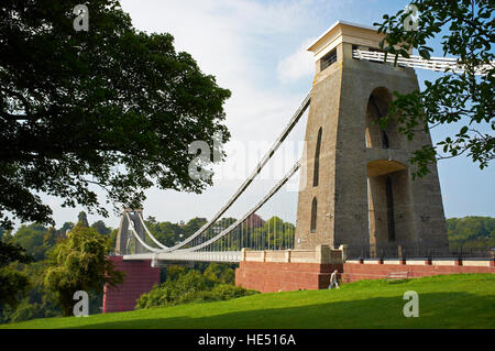 Il ponte sospeso di Clifton, Bristol, Inghilterra, Regno Unito Foto Stock