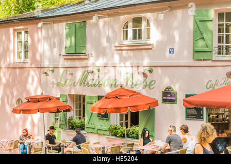 La maison rose, ristorante, cafe Foto Stock