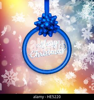 Buon Natale e Felice Anno Nuovo Card. EPS 10 Illustrazione Vettoriale