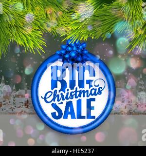 Dopo la vendita di Natale. EPS 10 Illustrazione Vettoriale