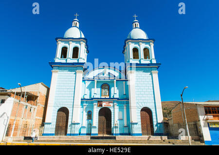 Nuestra Señora del Carmen Chiesa, Celendin, Perù Foto Stock